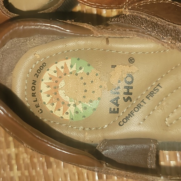 Earth Shoe Gelron 2000 Brown Leather velcro strap - Picture 8 of 8